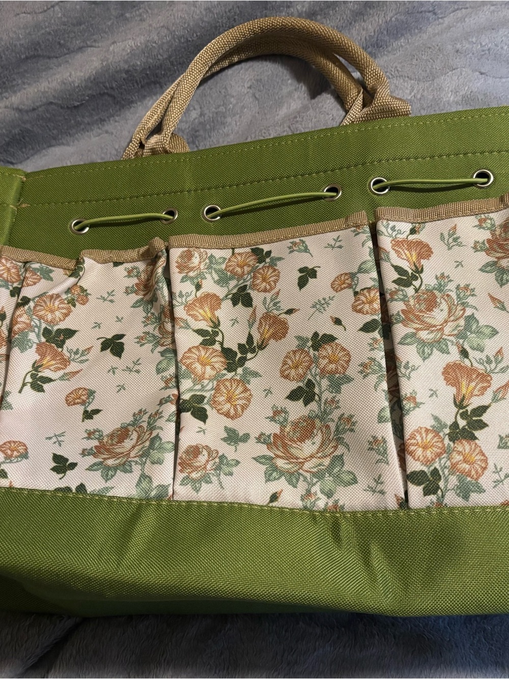 Gardening Tool Heavy Duty Canvas Bag Organizer. Multi-pockets. New!
